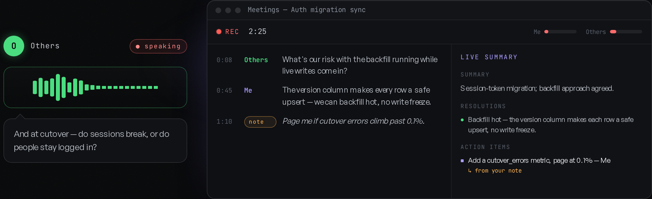 The Meetings extension in Frontier